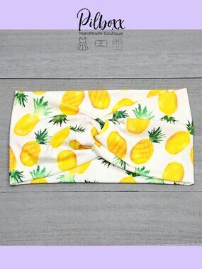 Wide Pineapple Headband
